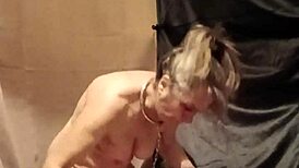 European Housewife in Outdoor Bondage Self-Session