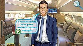 Let's fuck in the sky with blowjob and anal