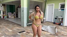 Hot Boss Pays Pool Guy With Pussy