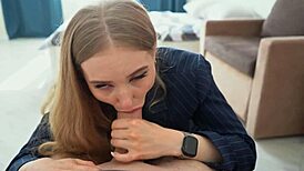 Intense Fuck With Tall Skinny Realtor Dolly Rud, Tight Pussy Missionary Cum Facial