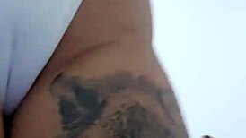 Big pussy lips dominate as she sits on her friend's face until suffocation.