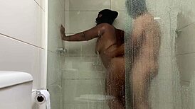 Asian pornstar with big ass fucked in bathroom!