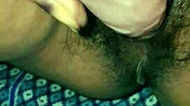 I’m obsessed with my desi girl’s big boobs and dildo play