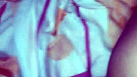 teen girl receives intense cumshot from bold encounter with amiguita