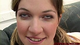 Renee Jordan Screams Nervously As Daddy Unwraps Her Big Black Package In Missionary.