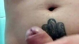 Teen Jerking Off In Bath