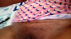 Massaging juicy pussy lips until she's soaking wet feels amazing.