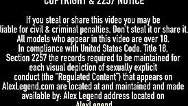 Alex Legends facializes Samantha Mack after deepthroat and gaping ass