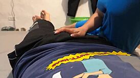 Damn, found my horny stepsister in her room craving a hard fuck!