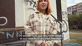 Yo, I PICKED UP a Russian redhead for public banging.