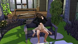 In Sims 4, a teacher offers extra credit to a student intriguingly.