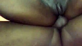 Ebony Beauty Takes Monster Black Cock Deep In Wet Pussy