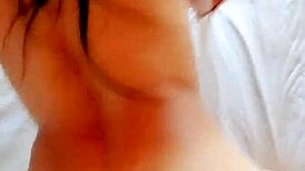 Petite latina bent over for doggystyle with loud moans