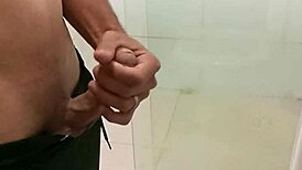 Intense Solo Masturbation Leading to a Powerful Cumshot