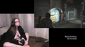 In this naked playthrough of Last of Us 2, the BBW gamer shows off her big ass and tits.