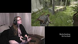 In this naked playthrough of Last of Us 2, the BBW gamer shows off her big ass and tits.