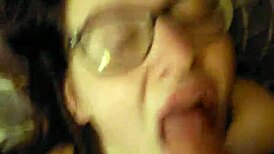 Belle Tied Down for Intense Throat Action in Homemade Bedroom Scene