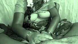 My Indian Aunty Surprises With a Steamy Blowjob Session
