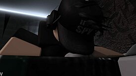 Roblox Girl Couldn't Sleep So She Had Some Fun With His Bf's Cock While He Was Asleep!