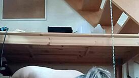 Slave Bound In Master's Office For Humiliation And Bondage Play