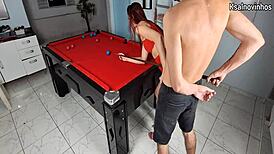 Teaching Sister-In-Law Pool Game