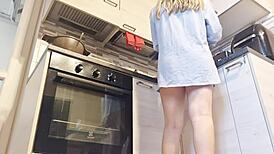 Washing Dishes Without Panties