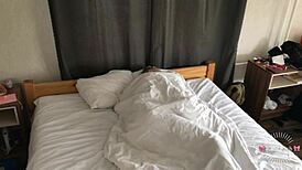 Fucking Skinny Brunette Babe with Neighbors Watching