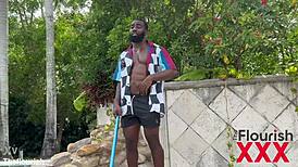 Krissy Knight Wants Pool Guy Ace Bigs Bad!