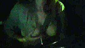 i, artemisia love, flash big tits and nipples during night car ride with smoking fetish