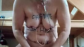 Slave Bound In Master's Office For Humiliation And Bondage Play