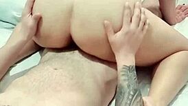 Curvy Housewife in Crossdressing Scene Twerks on Dick in Homemade Amateur Couple Fucking