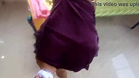 Delivery boy fucks hot bhabhi in desi style