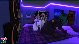 Viper Plays with Demi-Human Kittens in Fantasy