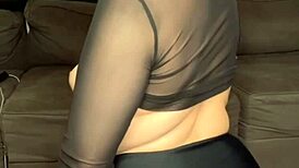 big ass tease with pussy play, sucking clit, and riding