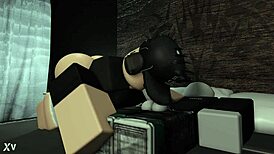 Roblox Girl Couldn't Sleep So She Had Some Fun With His Bf's Cock While He Was Asleep!