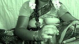 My Indian Aunty Surprises With a Steamy Blowjob Session