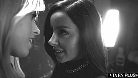 Vixenplus showcases Jill in a wild compilation of licking and fingering in stockings