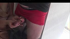 carmen gives handjobs to big cocks with cumshots forever!