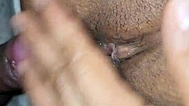 latina prostitute shows off her shaved wet pussy with tattoos