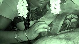 My Indian Aunty Surprises With a Steamy Blowjob Session