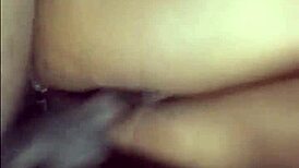 African Teen 18+ Takes Hard Pounding with Cum Inside Her Tight Pussy