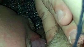 wet pussy milf gets cum all over her