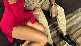 transei no swing e ainda levei pra casa with squirting, cum in mouth, and huge juicy swallow