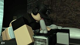 Roblox Girl Couldn't Sleep So She Had Some Fun With His Bf's Cock While He Was Asleep!