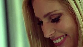 blonde beauty takes two huge cocks in mouth hardcore