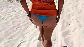 Mexicana Puta Exhibe Sus Tetas Y Culo Y Es Manoseada En Playa Pública En Mexico With Couple Horny Homemade Latina Natural Tits Amateurs Cute