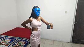 india latina shares her desires in a spanish video.