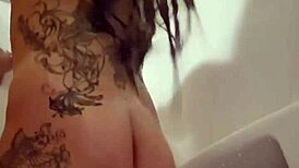 Emy Angel Takes a Steamy Shower While Fingering Her Tight Pussy!