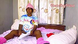 Girl Next Door Chooses Dildo For Passionate Blowjob In Dorm