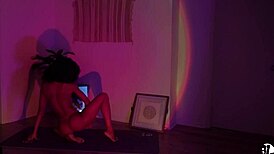 Solo Female Workout Turns Into Sensual Masturbation Session